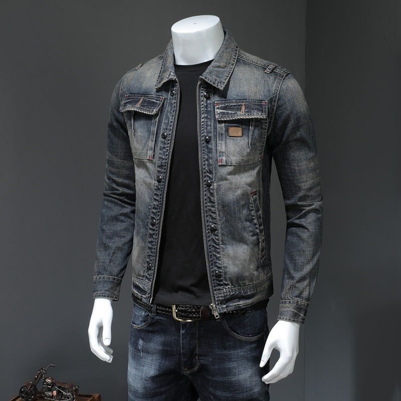 Veste en Jean coupe étroite