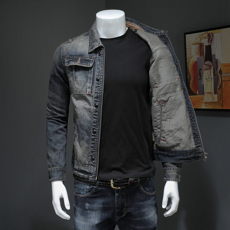 Veste en Jean coupe étroite