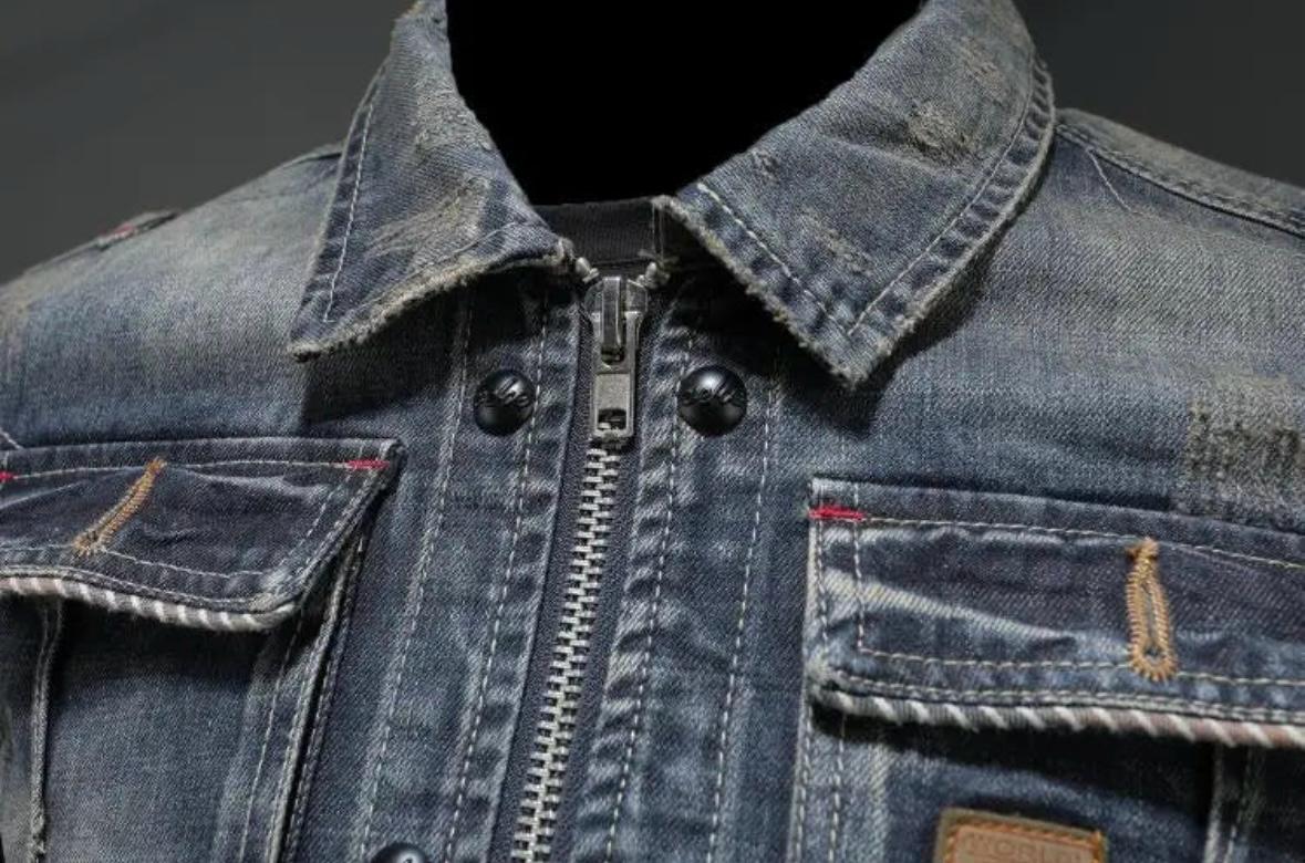 Veste en Jean coupe étroite