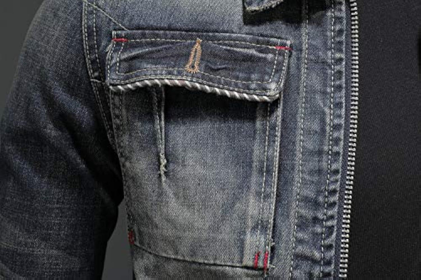 Veste en Jean coupe étroite